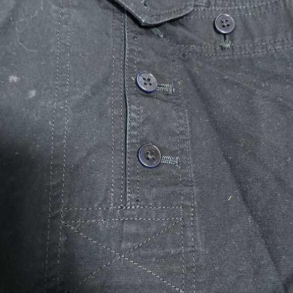 Lauren Ralph Lauren Nautical Corset Tie Women's Blue Button Skirt Size 8 - Picture 6 of 9